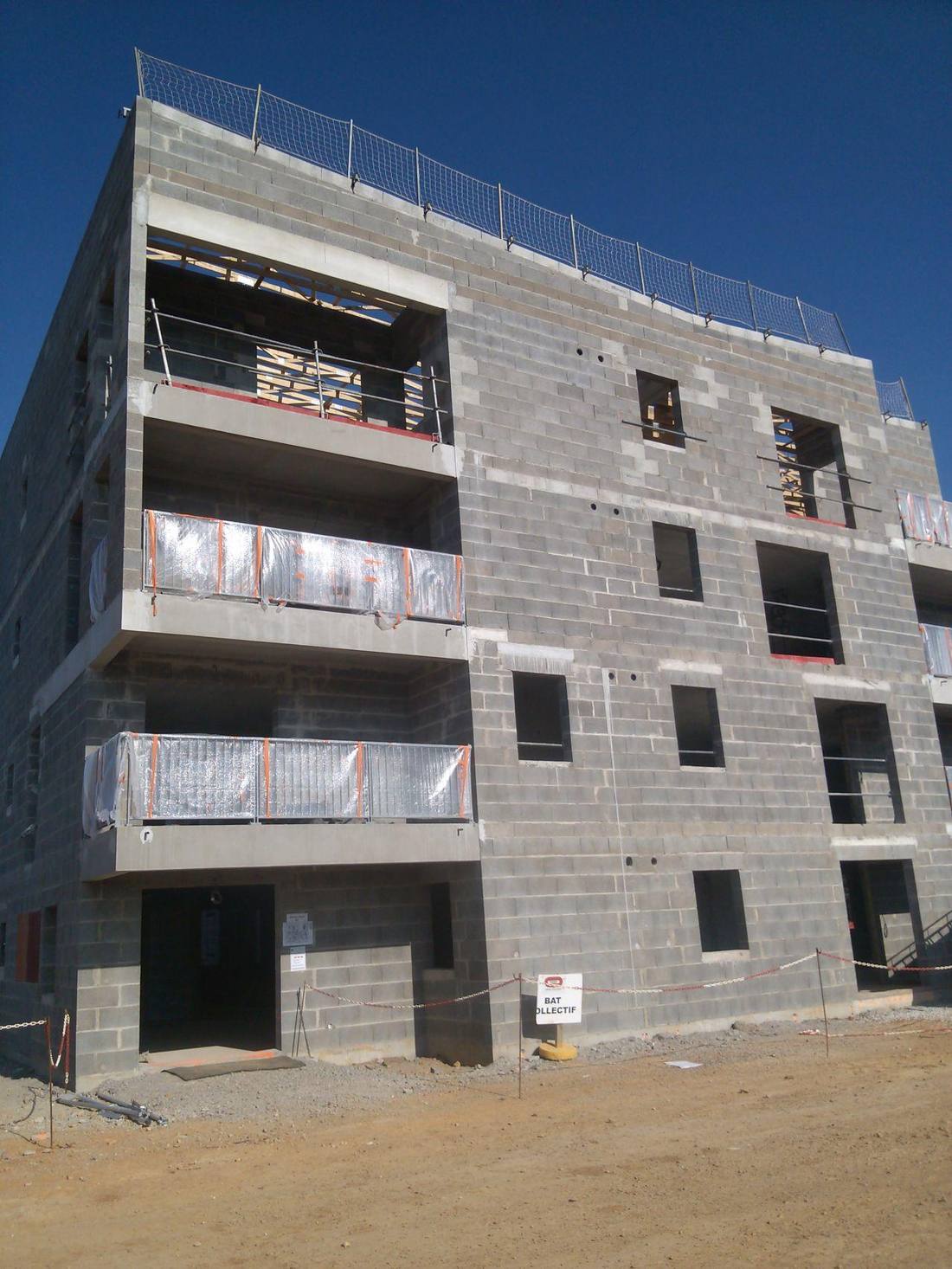 Construction d’un bâtiment de logements collectifs